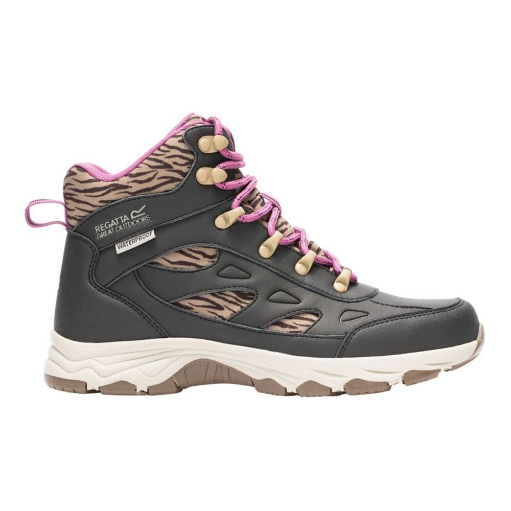 Regatta Womens/Ladies Vendora Zebra Walking Boots / Dark Chocolate